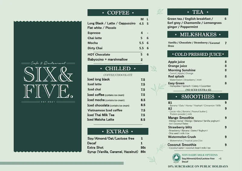 Six & Five Cafe