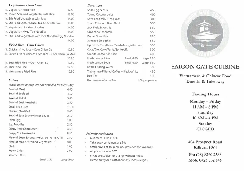 Saigon Gate Cuisine