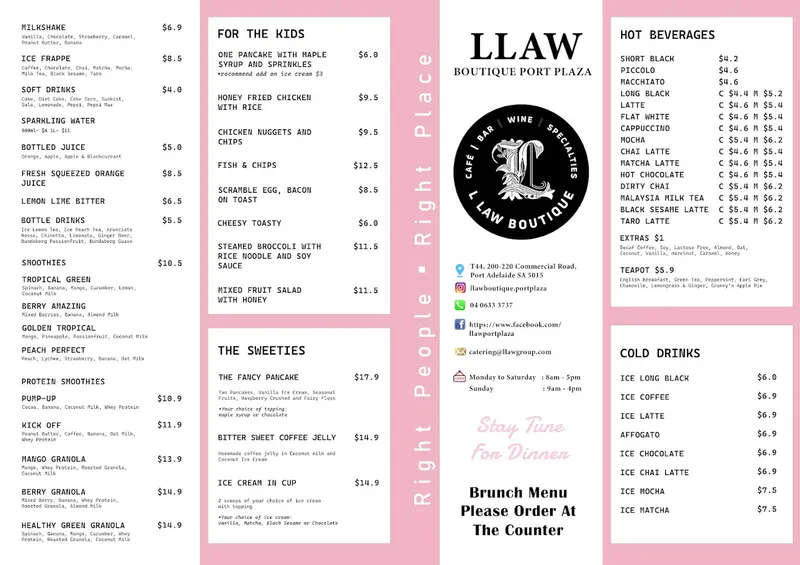 LLaw Boutique Restaurant Port Plaza