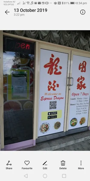 Express Dragon Penrith Home Delivery Chinese Food