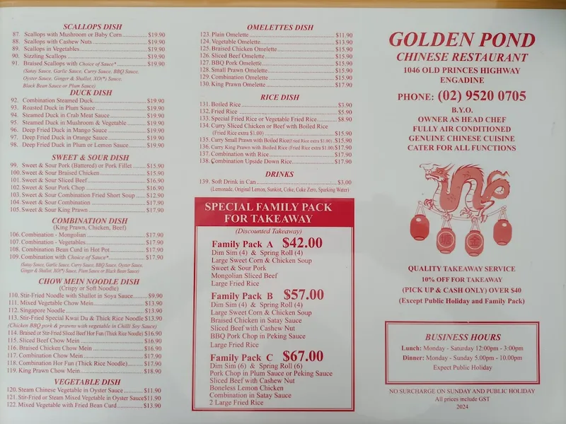 Golden Pond Chinese Restaurant