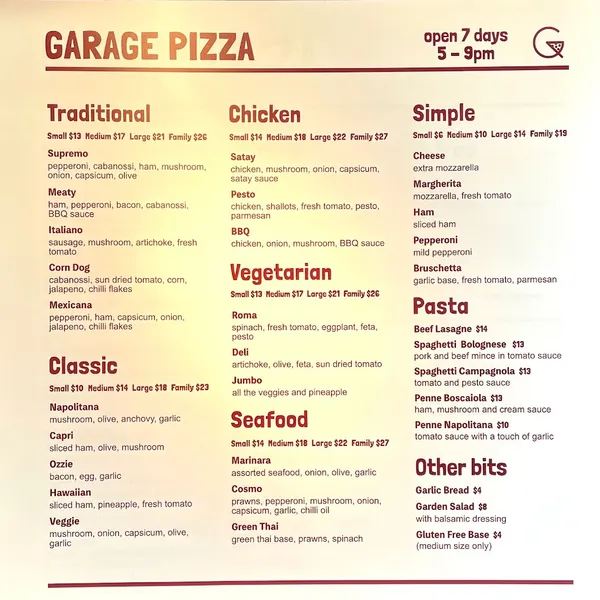 Garage Pizzeria