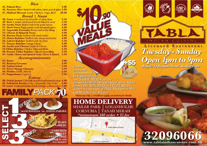 Tabla Indian Cuisine