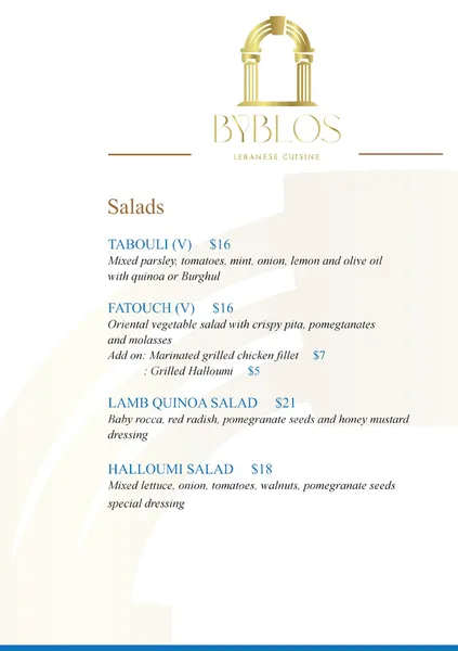 Byblos Lebanese Cuisine