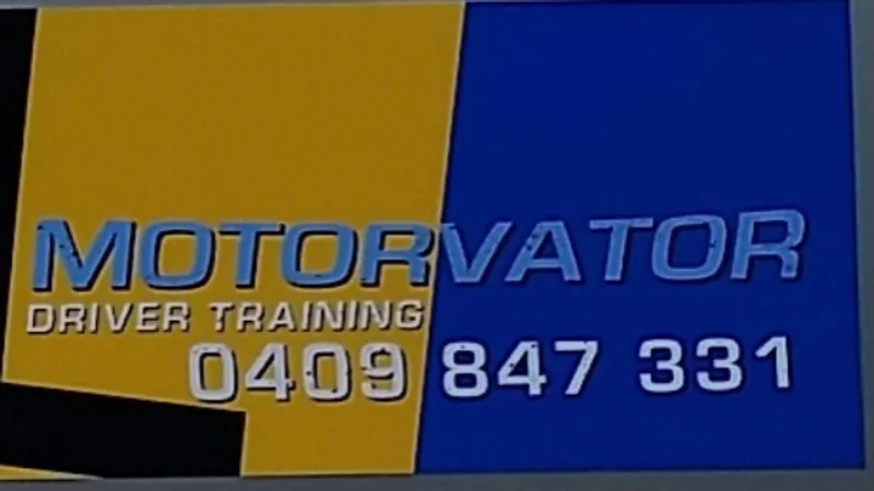 Motorvator Driver Training