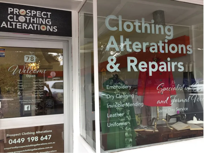 Prospect Clothing Alterations and dry cleaning