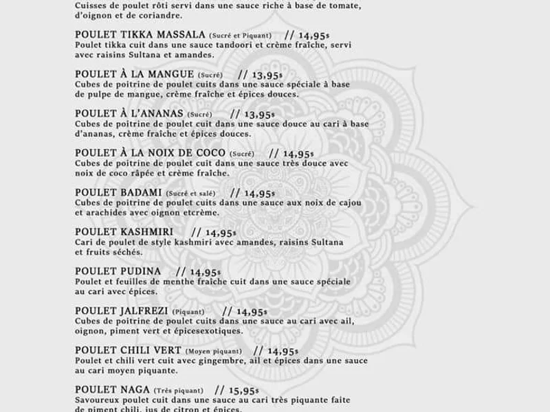 Royal Tandori Quebec city( halal)