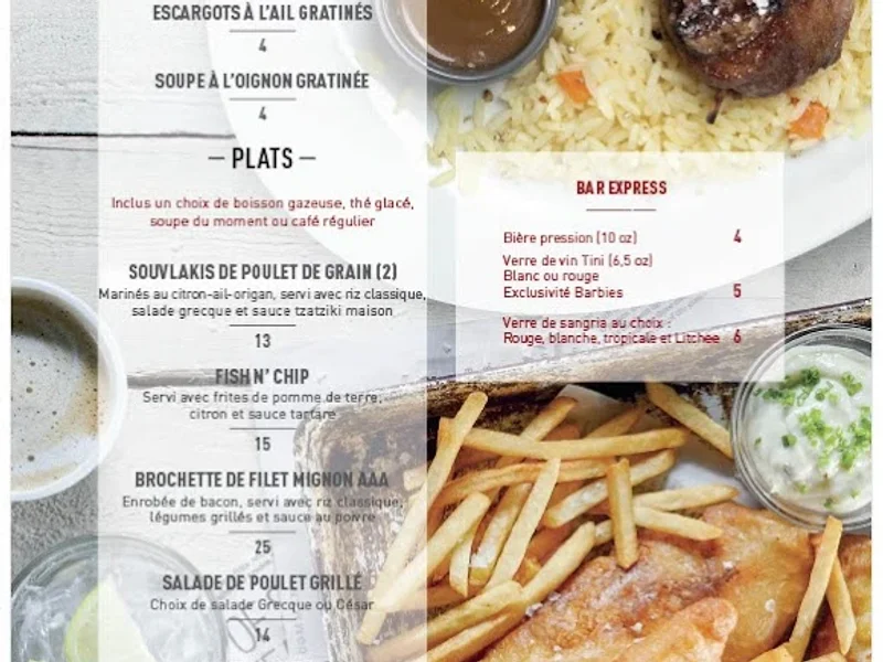 Barbies Resto Bar Grill - Lebourgneuf