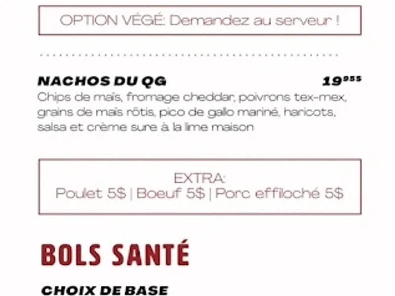 Quartier Général - Bar Spectacle - Wine Cocktails - Terrasse