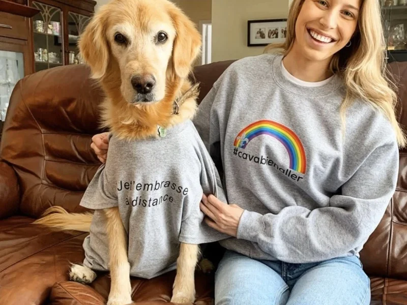 T-shirt and express picture Quebec