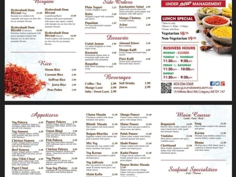 Guru india restaurant