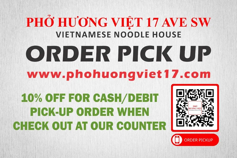 Pho Huong Viet 17Ave SW