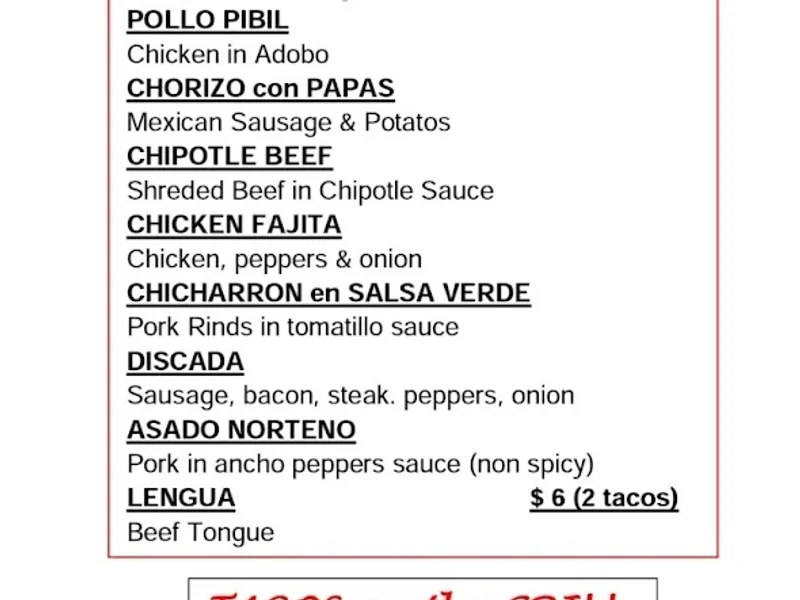 Tacos Mexico Memorial