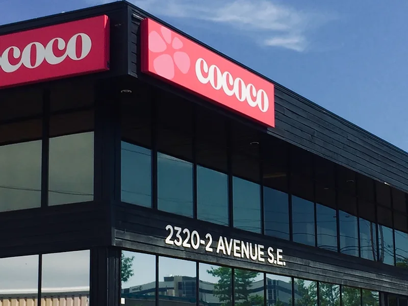 Cococo / Cocoa Community Confections Inc. / Chocolate Factory Outlet and Head Office