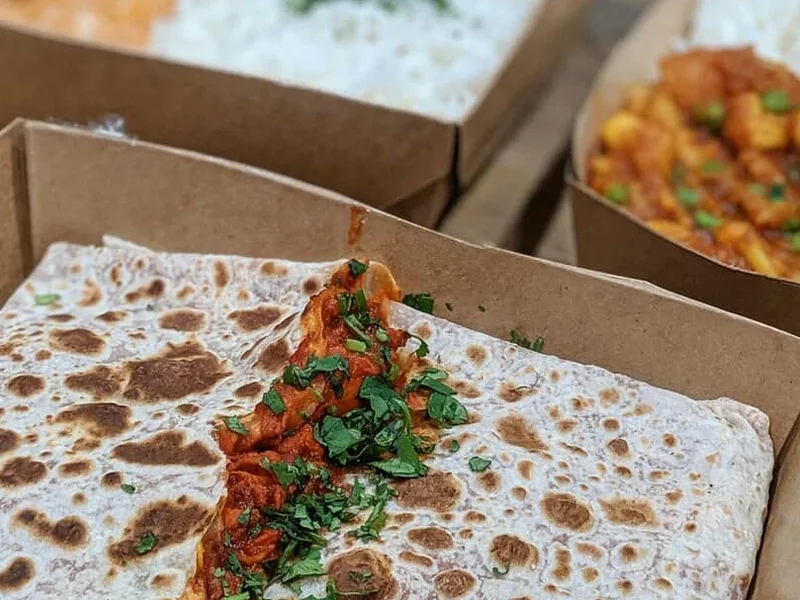 Butter Chicken Roti - Queen E