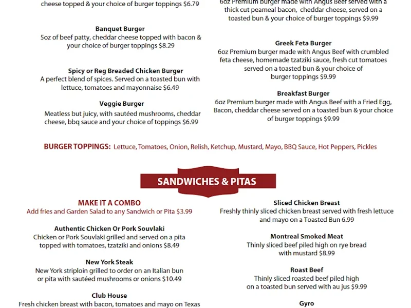 Canadiana Grill By The Lake