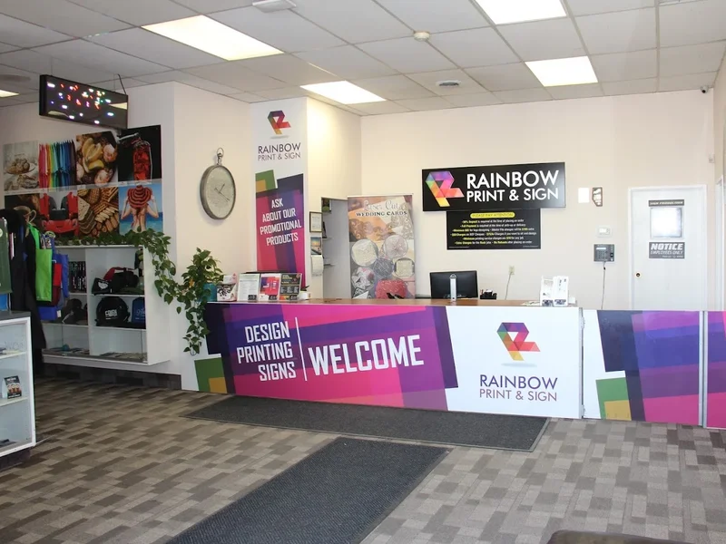 Rainbow Print & Sign