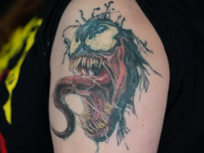 Flying Shield Tattoo