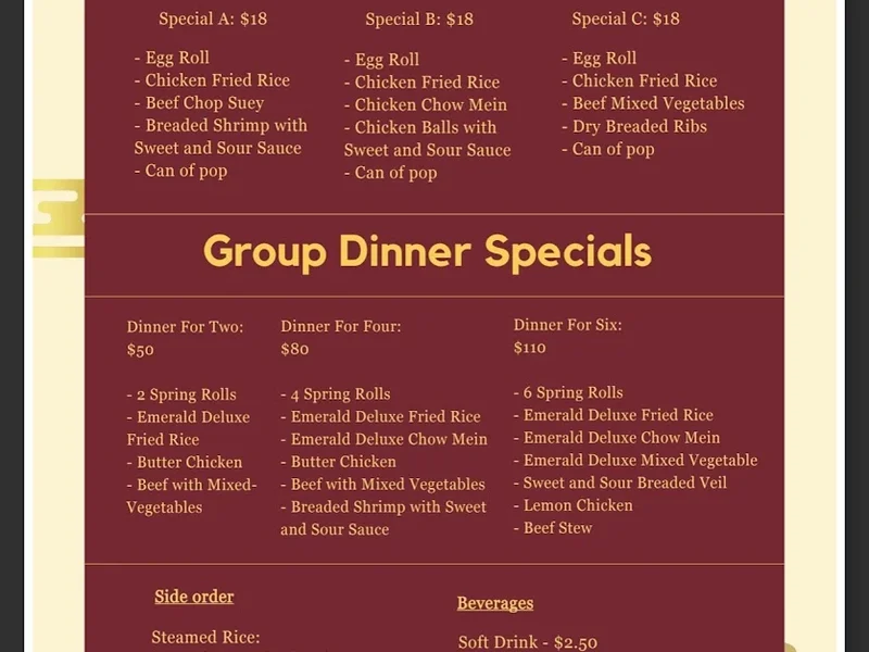 Emerald Palace 富瑤酒家