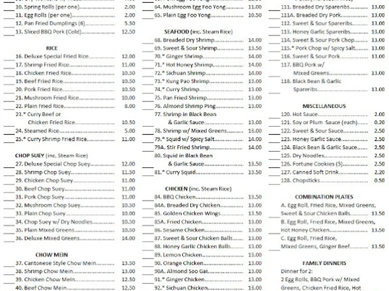 Tasty Chinese Cuisine