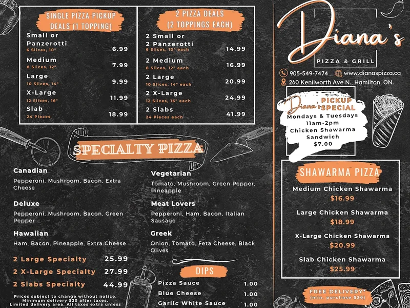 Diana's Pizza & Grill
