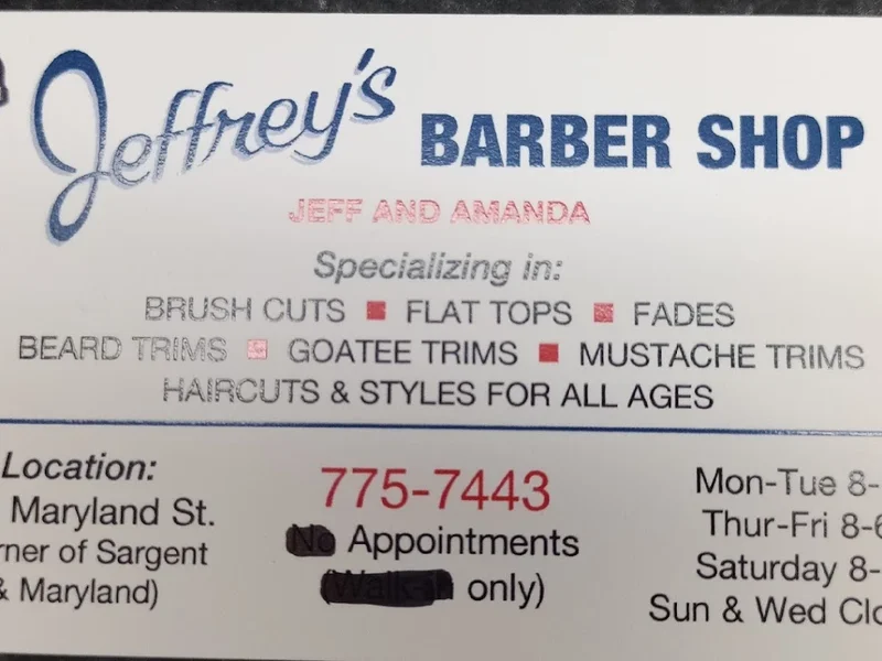 Jeffrey's Barber Shop