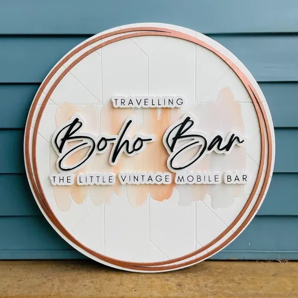 Boho Bar, 'little vintage mobile bar'