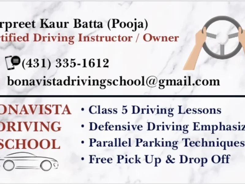 Bonavista Driving School