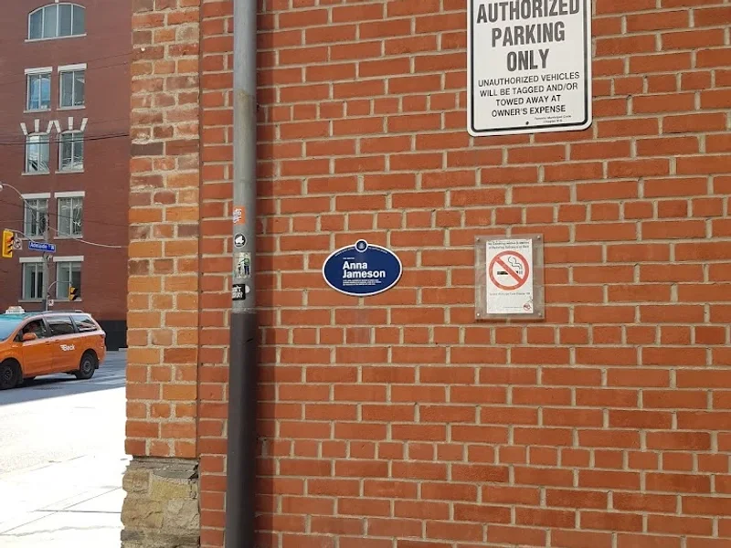 Toronto Heritage Plaque: The Writer Anna Jameson