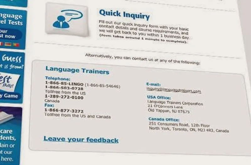 Language Trainers Canada