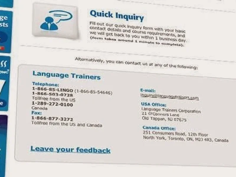 Language Trainers Canada