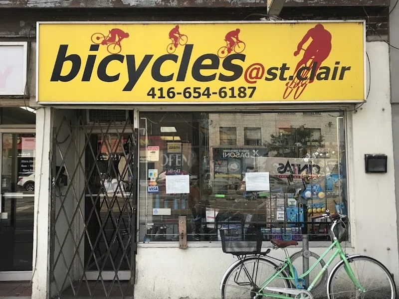 Bicycles At St Clair