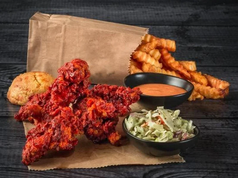 The Three Musketeers Nashville Hot and Crispy Fried Chicken