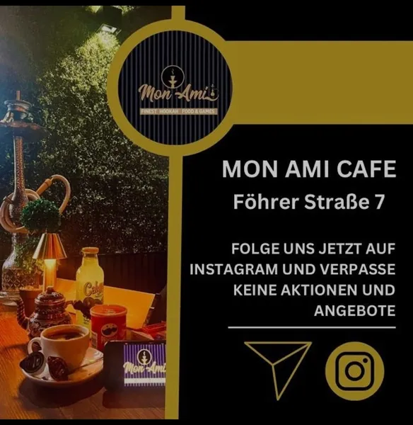 Mon Ami Café Finest Hokkah Food & Games