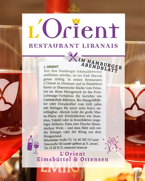 L'Orient Restaurant Café Catering