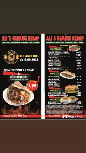 Alis Gemüse Kebab