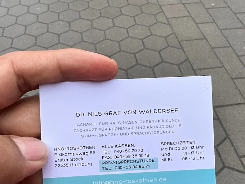 HNO, Phoniatrie und Pädaudiologie Praxis im Alstertal