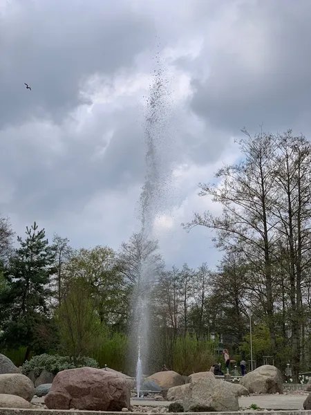 Geysir im Inselpark