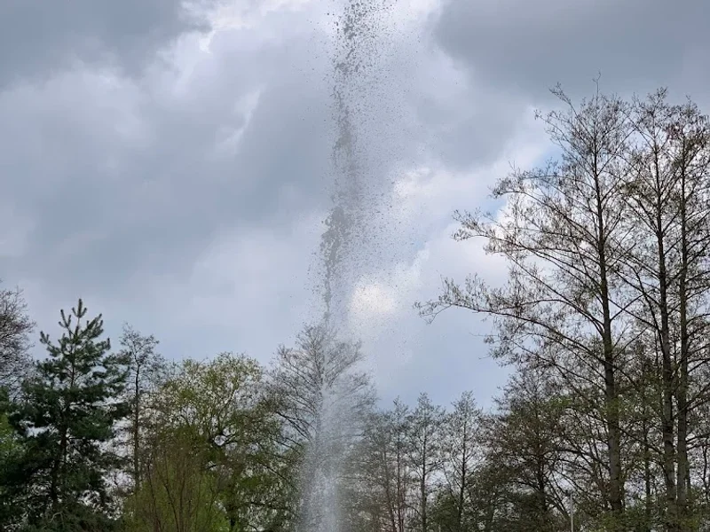 Geysir im Inselpark