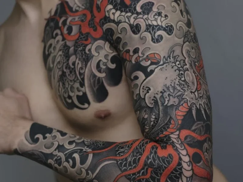 Stark Japanische tattoo