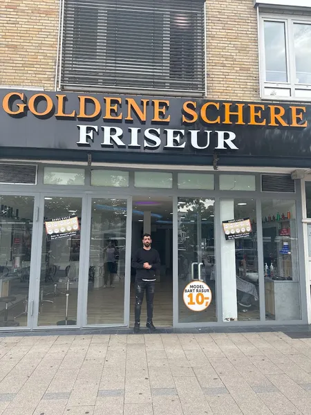 Goldene Schere Friseur