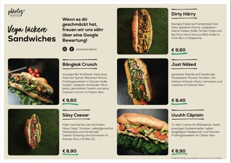 plänty SANDWICHES & Catering