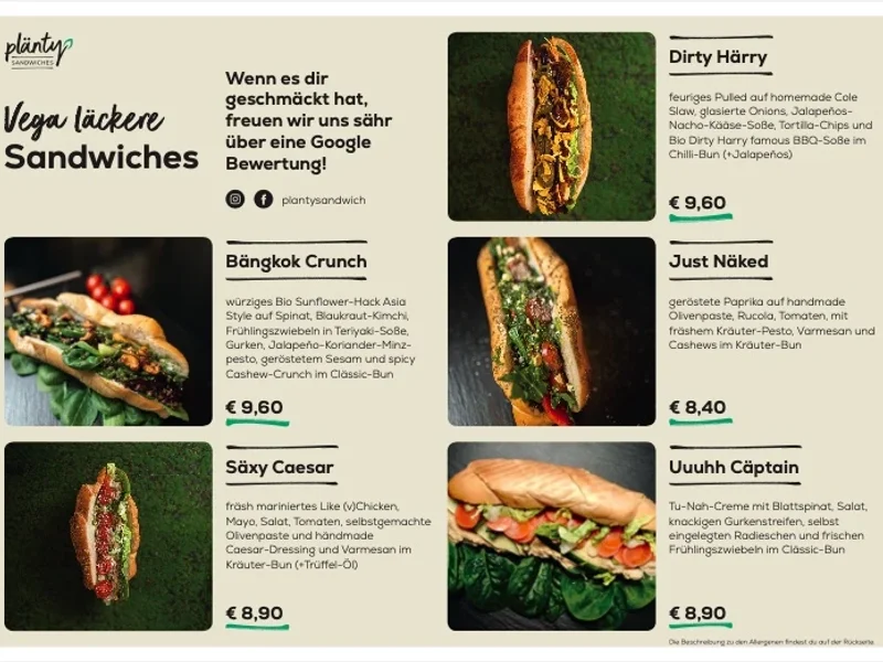 plänty SANDWICHES & Catering