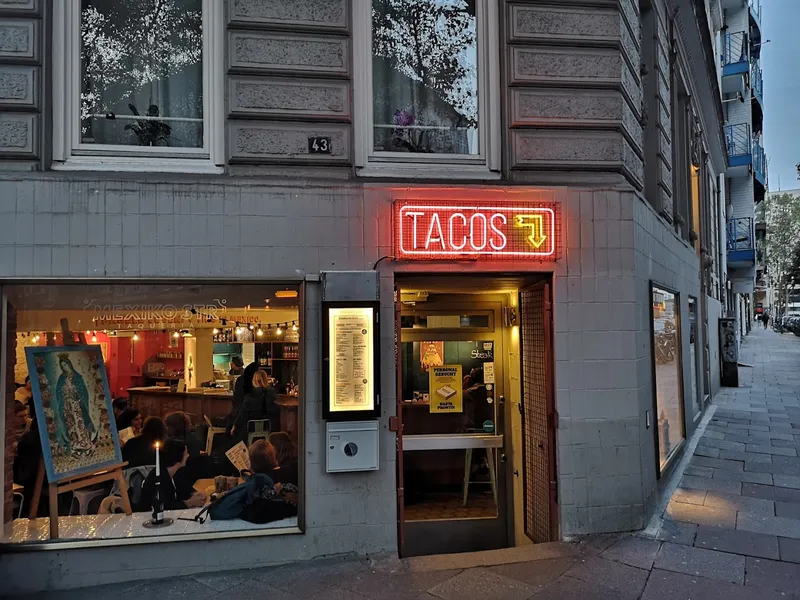 Mexiko Strasse Taquería