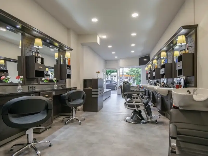 Goldene Schere Friseur