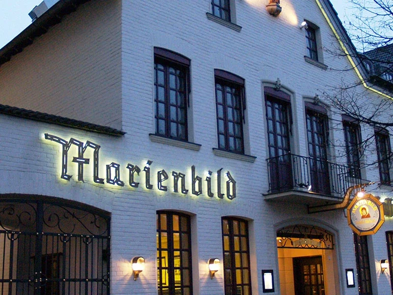 Gaffel im Marienbild