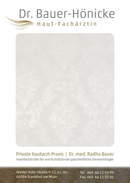 Private Hautarzt-Praxis Dr. med. Radha Bauer(-Hönicke)