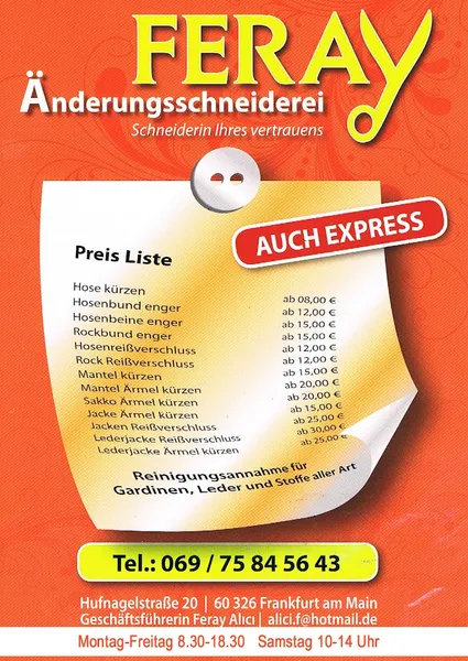 Feray’s Änderungsschneiderei