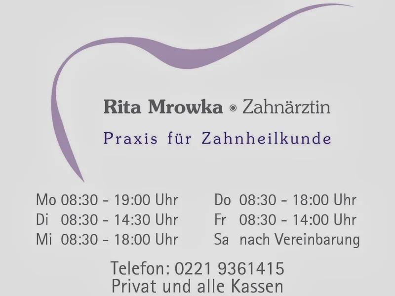 Rita Mrowka | Zahnärztin Köln Zollstock
