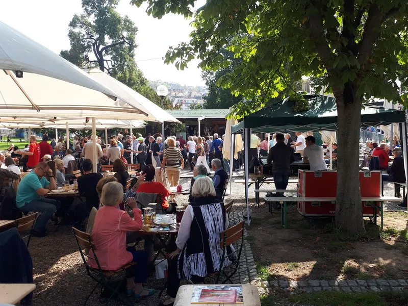 Biergarten im Schloßgarten